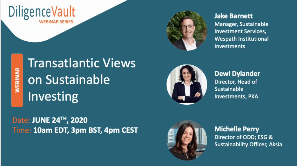 Sustainable Investing Webinar